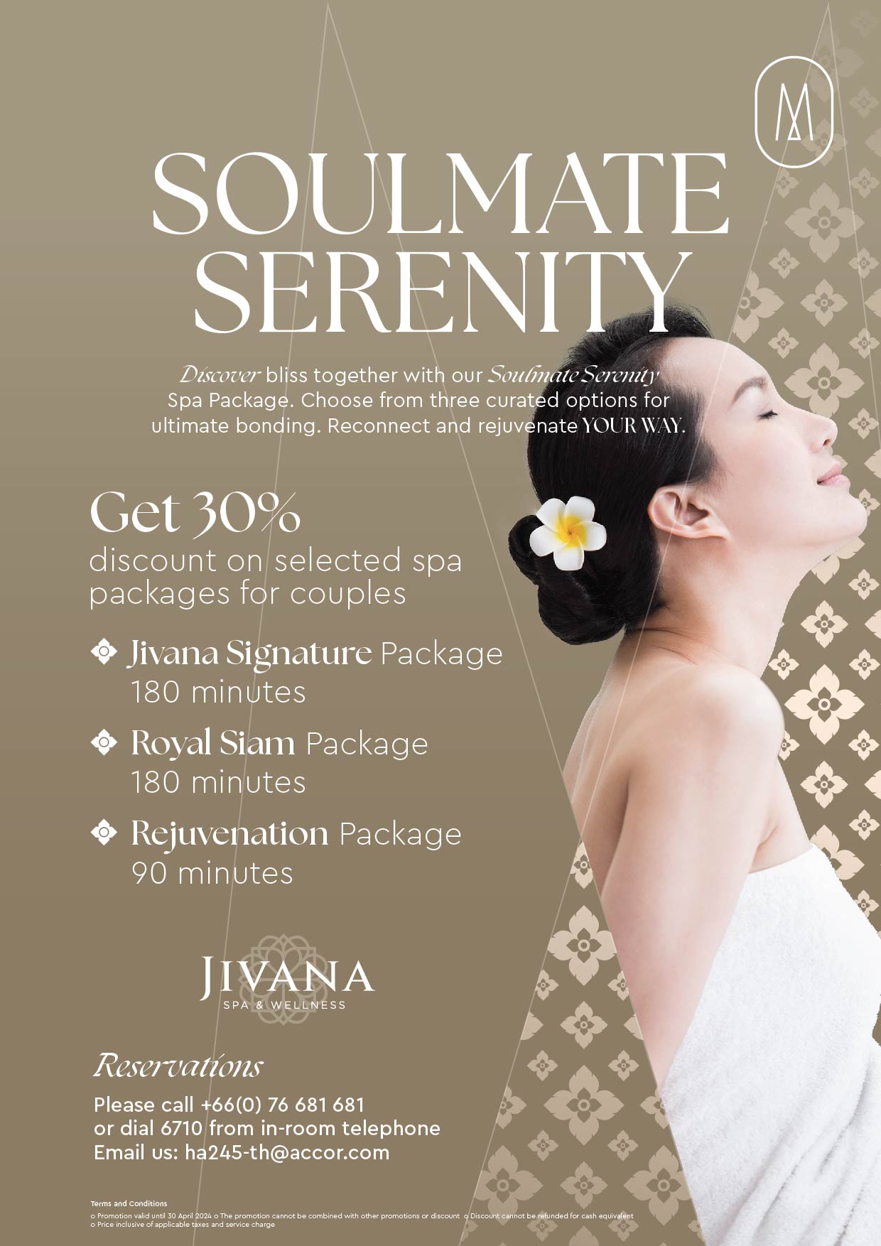Spa Promotion of the Month - Jivana Spa